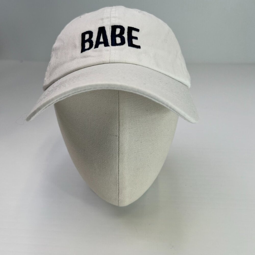 Babe Hat Women Strap Back Spell Out Logo Work Party Cruise Cap Run Gym Core Go